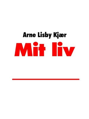 cover image of Mit liv